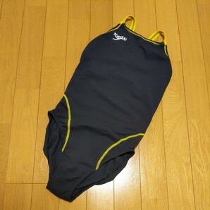 ENDURANCE＋ SD50T51A SPEEDO Lサイズ グレー系×イエロー トレインカット 競泳水着 練習水着 エンデュランスプラス speedo 送料無料