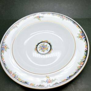 【08】WEDGWOOD/ウェッジウッド「OSBORNE オズボーン」 スープ皿 金彩 2枚 ナンバリングの画像6