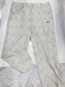 [06]FILA filler pants size 3L bottoms gray series Golf 