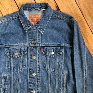 USA古着 Levi’s リーバイス デニム トラッカー ジャケット レディース サイズ XL アメカジ ワーク カジュアル アメリカ仕入 Gジャン J3104