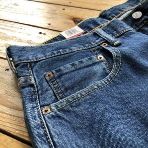 新品 Levis 550 リーバイス デニムパンツメンズ W36 L30 アメカジ ワイドテーパード ブルー ジーンズ USA古着 タグ付き未使用品 P1345の画像7