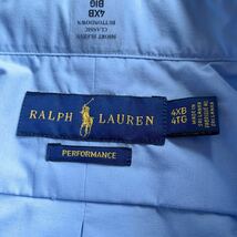 新品 ラルフローレン Ralph Lauren 半袖シャツ メンズ 4XB ビッグサイズ 大柄 ボタンダウン ワンポイント ブルー タグ付き未使用品 T2428_画像4