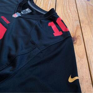 USA古着 NIKE ナイキ ゲームシャツ NFL メンズ XLサイズ 49ers サンフラシスコフォーティーナインズ アメフト ユニフォーム 公式 T2459の画像8