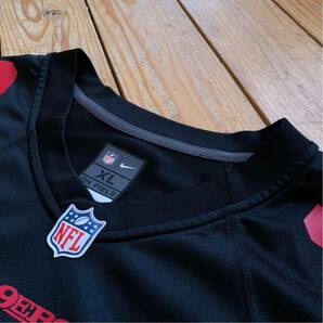 USA古着 NIKE ナイキ ゲームシャツ NFL メンズ XLサイズ 49ers サンフラシスコフォーティーナインズ アメフト ユニフォーム 公式 T2459の画像7