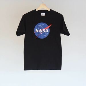 USA古着 NASA 半袖 Tシャツ Sサイズ 美品 黒 宇宙 SF アート 綿100 コットンエクスチェンジ スペース ヴィンテージ ビンテージ T0219