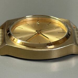 1円〜◇NIXON ニクソン MINIMAL タイムテラー THE TIME TELLER クォーツ ゴールドカラー メンズ腕時計 稼働品 の画像5