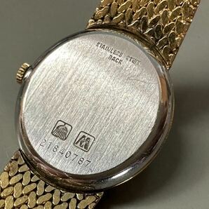 1円〜◇LONGINES ロンジン QUARTZ クォーツ ゴールドカラー レディース腕時計 稼働品の画像10