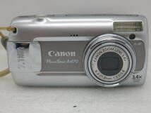 Canon Power Shot A470 デジタルカメラ　CANON ZOOM LENS 3.4x 6.3-21.6mm 1:3.0-5.8 【ANY043】_画像1