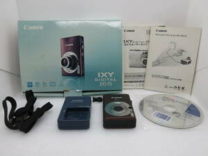 Canon IXY DIGITAL 20IS デジタルカメラ　CANON ZOOM LENS 3XIS 6.2-18.6mm 1:2.8-4.9 【ATK044】 