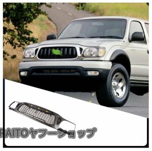 トヨタ タコマ 2001-2004 LED付き　フロントグリル グリル　フロントガーニッシュ　外装カスタム