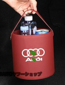 新品 アウディ AUDI A3 A4 A6 A7 A5 A1 Q3 Q2 S6 S8 Q6 S7 ロゴ ゴミ箱 ダストボックス エンブレム 車載