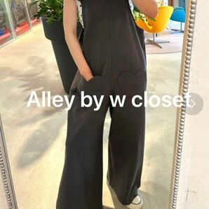 649 Alley by w closet 2WAY フリル サロペット