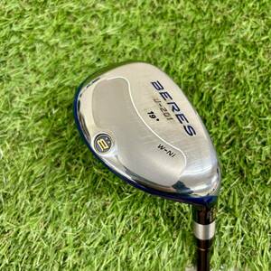 【1円〜】HONMA 本間ゴルフ BERES U-201 ユーティリティ 19° ARMRQ B62 2スター 2星 フレックスS ヘッドカバー付き 管:0404