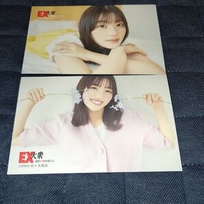 EX大衆5.6月合併号購入特典 日向坂46 佐々木美玲 ポストカード 2枚セット