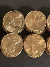 アメリカ　リンカーン　1セント硬貨コイン 100枚_画像2