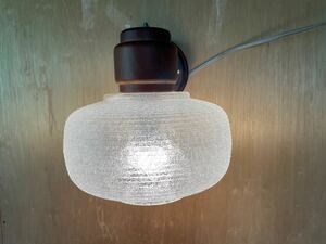  lighting equipment glass made wall attaching lighting street light Showa Retro 