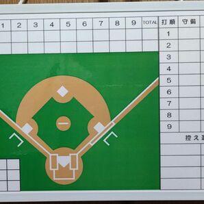 野球作戦ボード Mサイズ マグネット付き(オマケ) 野球ホワイトボード