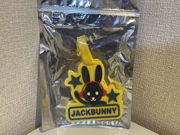 【送料無料】未使用品 ジャックバニー ネームプレート ネームタグ JACKBUNNY 黄色