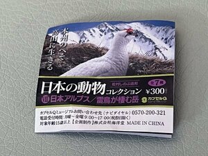 海洋堂　カプセルQ　日本の動物　日本アルプス/ライチョウが棲む丘　全8種