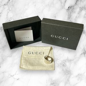 GUCCI グッチ リング 指輪 内径約19cm SILVER シルバー アクセサリー 箱付き