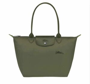 【新品】ロンシャン LONGCHAMP ル プリアージュ グリーンシリーズ ショルダーバッグL フォレスト- リサイクルキャンバス