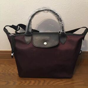 【新品】ロンシャン LONGCHAMP ル プリアージュ エナジー トップハンドルS ワインレッド(バーガンディ)の画像1