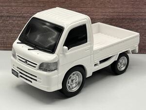 即決有★プルバックカー ダイハツ ハイゼット トラック DAIHATSU HIJET TRUCK 軽トラ ホワイト 白 カラーサンプル★ミニカー