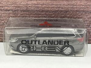 即決有★カラーサンプル 1/64 三菱 MITSUBISHI アウトランダー OUTLANDER PHEV クォーツブラウンメタリック 茶系 非売品★ミニカー