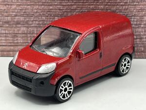 即決有★マジョレット majorette プジョー ビッパー PEUGEOT BIPPER 赤 レッド★ミニカー