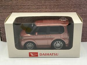 即決有★プルバックカー ダイハツ DAIHATSU タント Tanto カスタム ヴェネチアンレッドメタリック L375 カラーサンプル★ミニカー