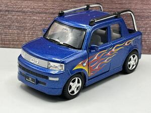 即決有★プルバックカー KiNSFUNトヨタ TOYOTA bB オープンデッキ NCP34 青 ブルー★ミニカー