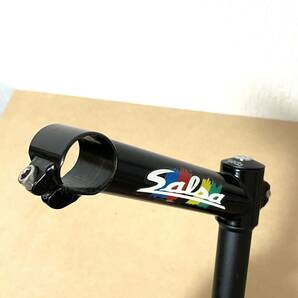 Salsa クロモリ ステム 130mm 1インチ 25.4mm アヘッド と DEDA スレッド コンバーター 25.4mm-22.2mm のセット old vintage mtb Rivendellの画像3