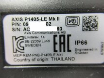 Ω 新LF 0004t 保証有【P1405-LE MKⅡ】AXIS アクシス Communications ネットワークカメラ 2台セット　POE対応 領収書発行可能 ・祝10000取_画像10