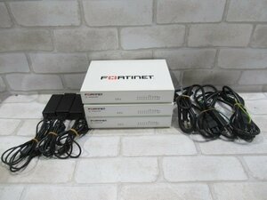 Ω 新FT 0198h 保証有 Fortinet【 FG-60F 】FortiGate-60F 3台セット UTM ライセンス 25年迄×3 領収書発行可能