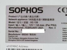 ▲Ω 新LE 0043k 保証有 SEiRiOS【 XG 135 】Rev.3 ソフォス Sophos デスクトップ アプライアンス 21年製 AC付・祝10000!取引突破!!_画像9