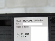 04438 Ω 新LD 0028h 保証有 BUFFALO【 HD-LDS2.0U3-BA 】バッファロー HD-LDS-Aシリーズ 外付けHDD 2TB 動作/初期化済み AC付_画像10