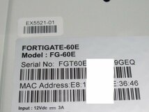 Ω 新FT 0218h 保証有 Fortinet【 FG-60E 】Fortigate-60E UTM ライセンス24年05月07日迄 FW：v6.4.12 領収書発行可能_画像9