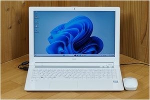 【美品】NEC★15.6型 Win11★第8世代 Core i7-8550U メモリ8GB HDD2TB★ブルーレイ HDMI Webカメラ Office Bluetooth★LAVIE PC-NS710JAW-J