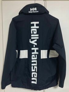 HELLY HANSENヘリーハンセンのナイロンジャケット　 Lサイズ　送料無料　ネイビー　紺
