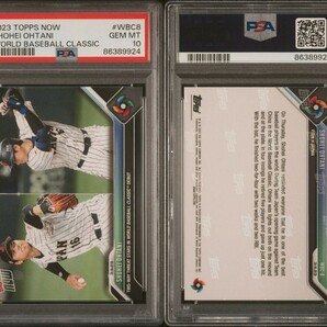 1円出品 PSA10 Topps Now トップスナウ 大谷翔平 ワールドベースボールクラシック WBC 中国戦 侍ジャパン 二刀流 WBC8 Shohei Ohtani 924の画像3