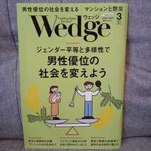 ◆Wedge ウェッジ 2023年12月～2024年3月 4冊セット 時代の先端を行く雑誌/新幹線車内誌/海事産業/イスラエル/霞が関/男性優位の社会/防災_画像5