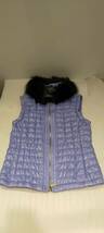 ARMANI EXCHANGE SLEEVELESS JACKET ダウンベスト レディース 6YYQ04 YN62Z 1320 ブルーラベンダー サイズXS タグ付 未使用品 アルマーニ_画像1