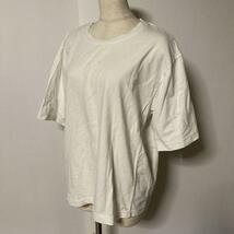 スタディオクリップ　白　半袖　厚手　Tシャツ　カジュアル　ゆったり　幅広い_画像2