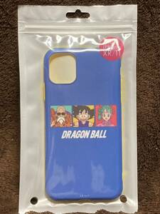 【廃盤品】新品 サンキューマート×ドラゴンボール　iPhone XR/11 スマホ ケース カバー 鳥山明/Dr.スランプ DRAGON BALL 孫悟空 ブルマ b