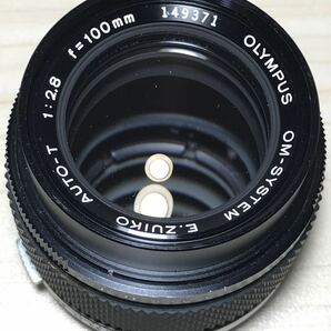 KGNY3948 OLYMPUSオリンパス レンズ OM SYSTEM E.ZUIKO AUTO-T F2.8 f＝100mm カメラ用品 現状品の画像2