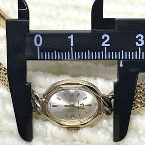 KGNY3927 OMEGA オメガ 手巻き 10K GOLDFILLED 金張り ゴールドカラー レディース 腕時計 アンティーク ヴィンテージ 現状品の画像7