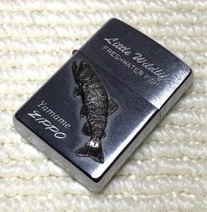 KGNY3925 ZIPPO ジッポー オイルライター Little Wildlife FRESHWATER FISH Yamame E 山女魚 ヤマメ 喫煙グッズ 現状品