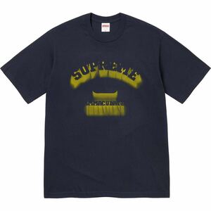 S Supreme 24SS Shadow Tee Navy