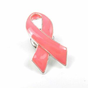 リボンピンバッジ ピンク シンプル 乳がん啓発 チャリティー