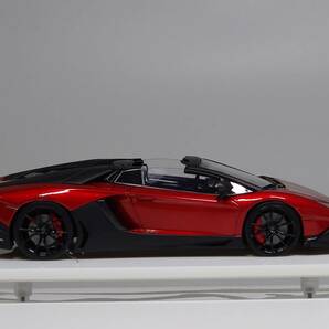 メイクアップ/メイクアップ 1/43 Lamborghini Aventador LP720-4 Roadster 50°ANINIWERSARIO Candy Red Limited 1/30 pcs.の画像5